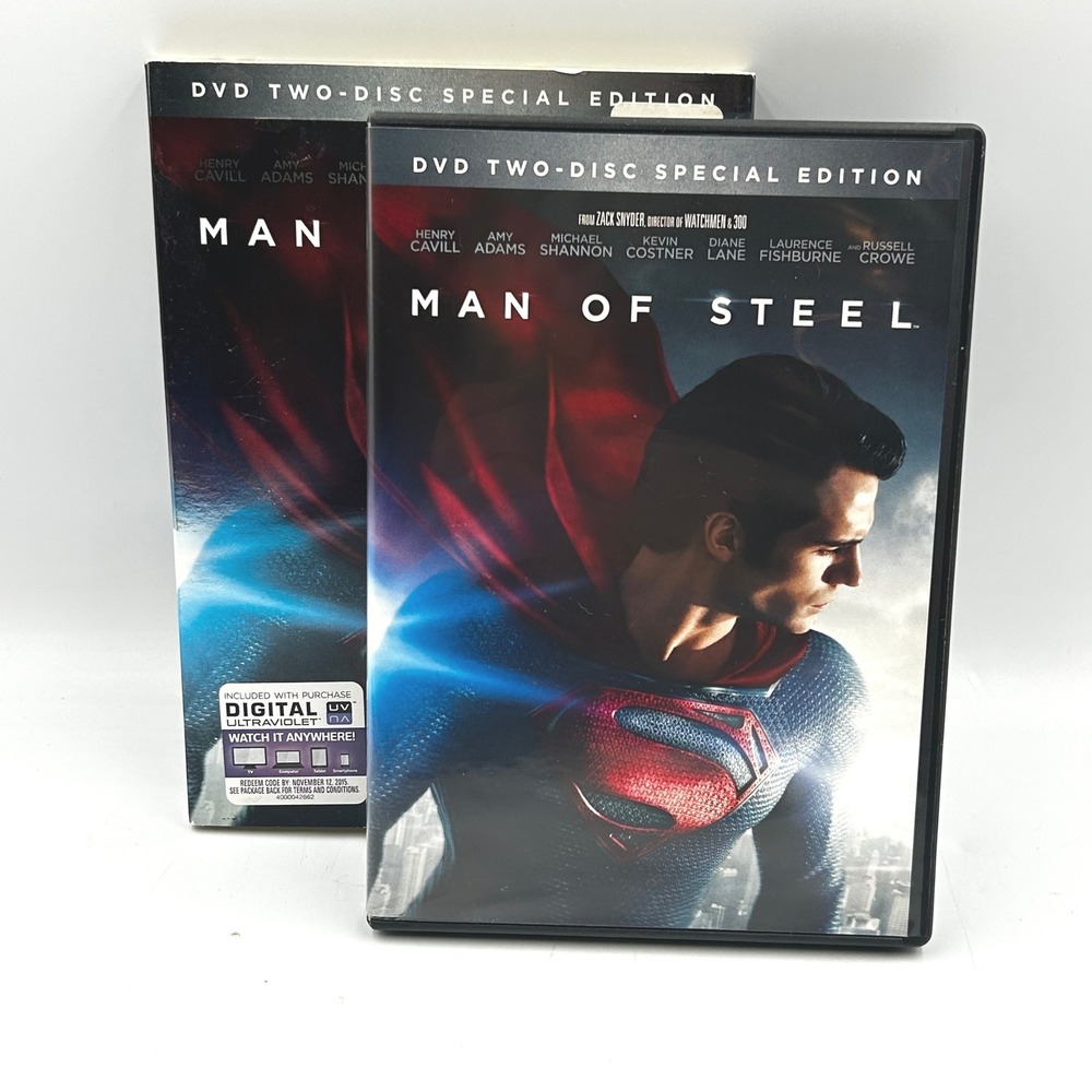 Warner Bros Man of Steel DVD Special Edition EUC